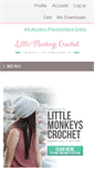 Mobile Screenshot of littlemonkeyscrochet.com